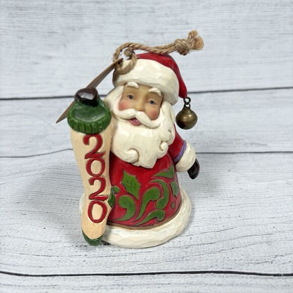 Jim Shore Heartwood Creek 2020 Santa Ornament Handpainted Poly-Resin Figurine - Picture 1 of 6